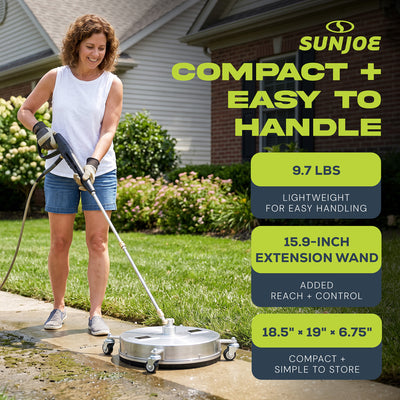 Sun Joe 17-Inch Universal Surface Cleaner Pressure Washer Attachment (Used)