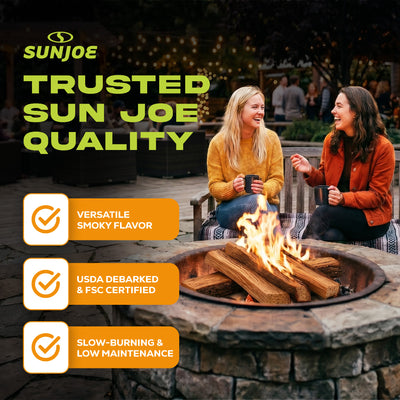 Sun Joe 16" Oak Firewood Fire Starter Sticks for Fireplace & Pits Use, (Used) - VMInnovations