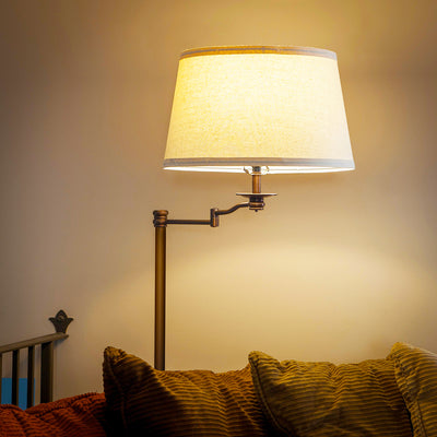 Brightech Caden Modern Style 63" Tall Floor Lamp w/ Swing Arm, Bronze (Open Box) - VMInnovations