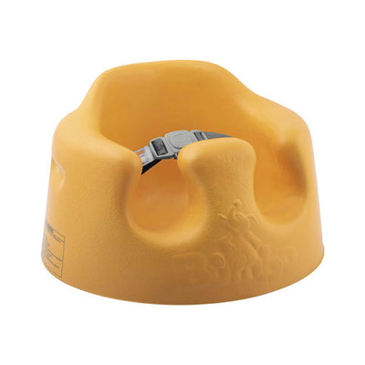 Bumbo Baby Infant Soft Foam Floor Seat with 3 Point Adjustable Harness, Mimosa