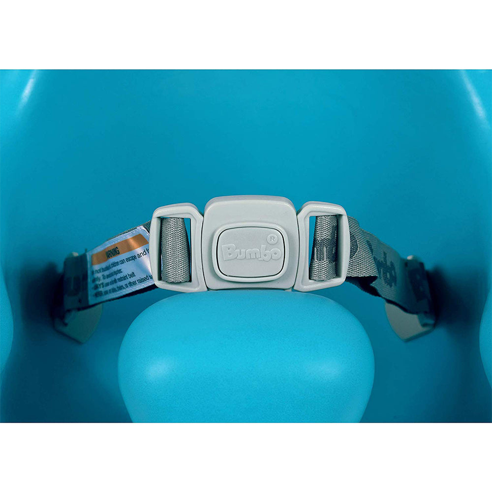 Bumbo Baby Infant Portable Foam Floor Seat with Play Top Tray Attachment, Blue