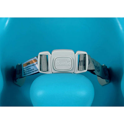 Bumbo Baby Infant Soft Foam Wide Floor Seat w/ 3 Point Adjustable Harness, Blue