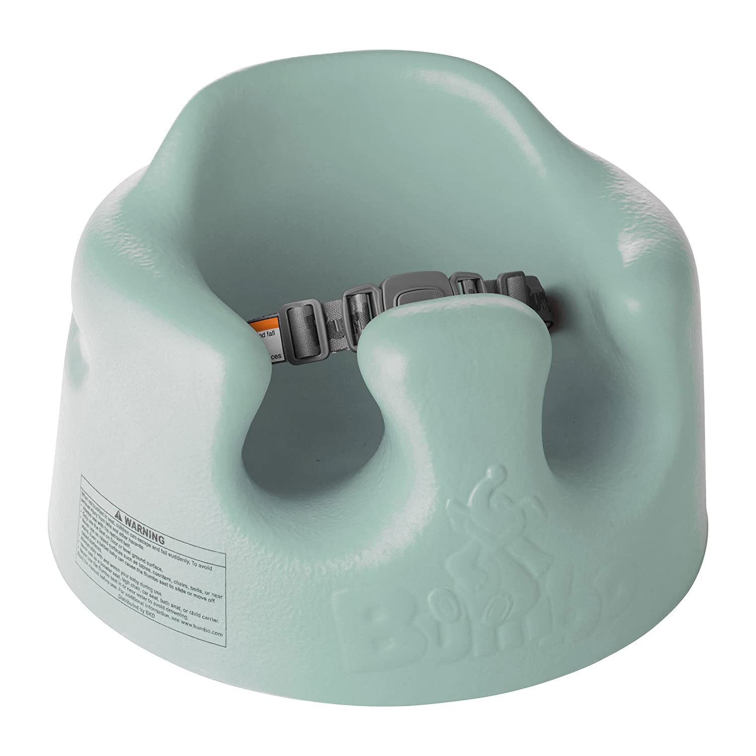 Bumbo Baby Infant Soft Foam Floor Seat with Play Top Tray Attachment, Duck Egg