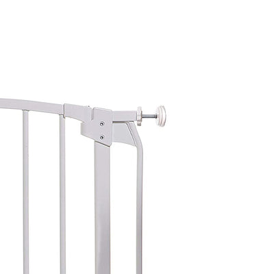 Bindaboo B1101 28 to 32 In Expanding Swing Close Baby and Pet Safety Gate, White - VMInnovations