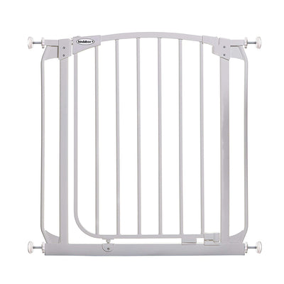 Bindaboo B1101 28 to 32 In Expanding Swing Close Baby and Pet Safety Gate, White - VMInnovations