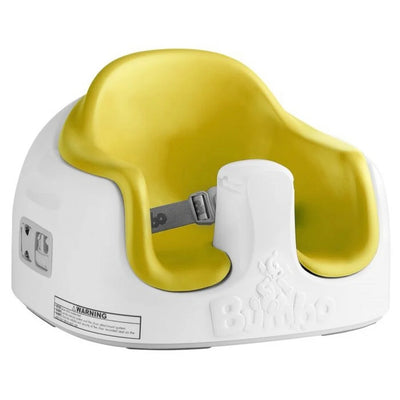Bumbo Baby Toddler Adjustable Height 3-in-1 Non-Slip Booster Multi Seat, Yellow - VMInnovations