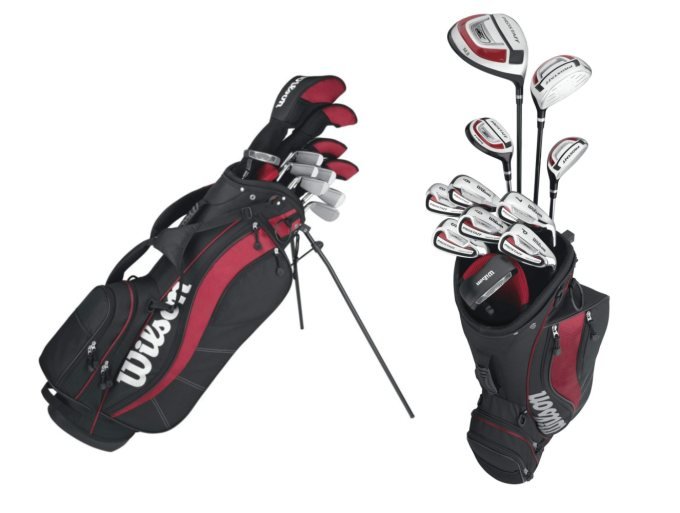 Wilson Prostaff CX Right Handed Mens Golf Club Set Bag