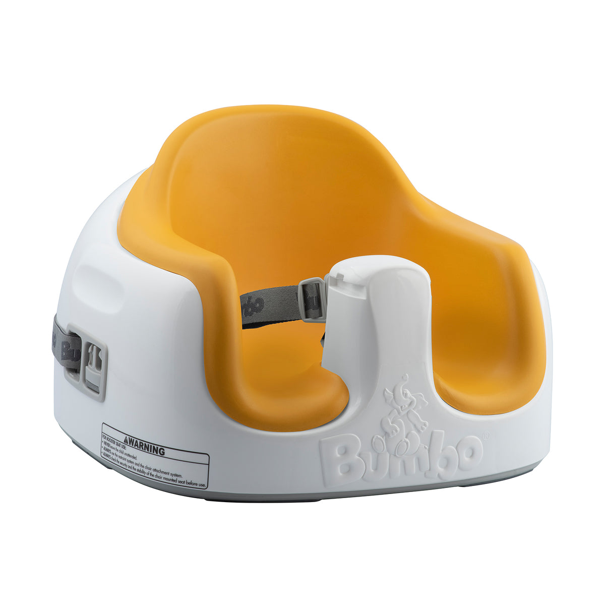 Bumbo Baby Toddler Soft Foam Multi Seat with Tray and Buckle Straps, Mimosa (For Parts)