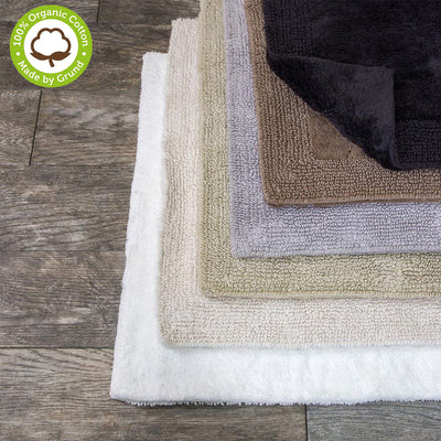 Grund Puro Organic Cotton 24 x 17 Inch Luxury Bath Rug, Driftwood (Open Box)