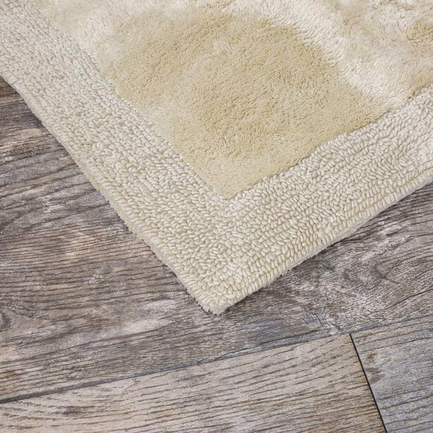 Grund Puro Organic Cotton 24 x 17 Inch Luxury Bath Rug, Driftwood (Open Box)