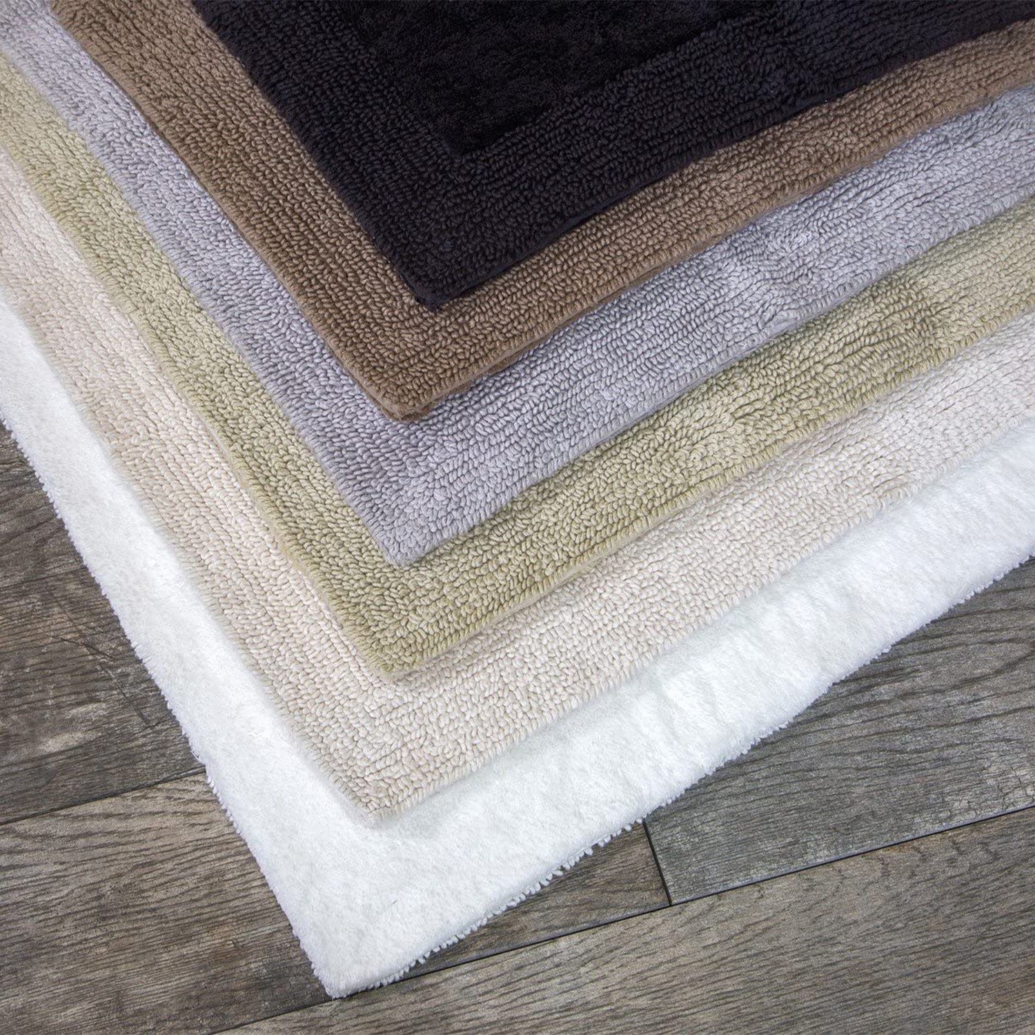 Grund Puro Organic Cotton 24 x 17 Inch Luxury Bath Rug, Driftwood (Open Box)