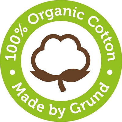 Grund Asheville Series 40 x 24" Organic Cotton Non Slip Bathroom Rug, Slate Gray