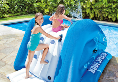 Intex Inflatable Play Center Water Slide with Floating Island Lounge