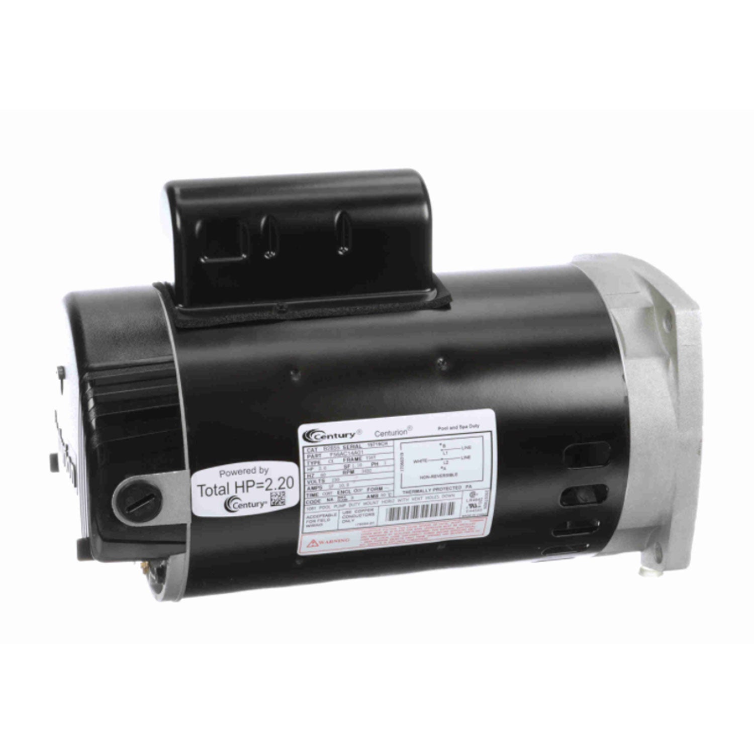 Regal Beloit Century 2 HP 3450 RPM 230VAC Pool Pump Motor (Open Box)