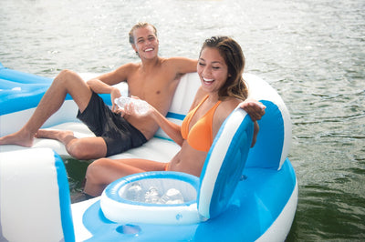 Intex Inflatable Splash N Chill Island Raft Lounger & Wet Set Repair 6 Patch Kit