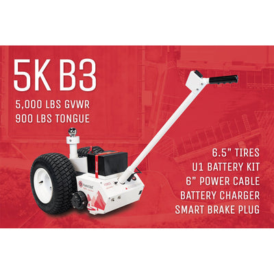 Parkit360 B3 Battery Powered Trailer Jack Utility Dolly for Easy Pulling (Used)