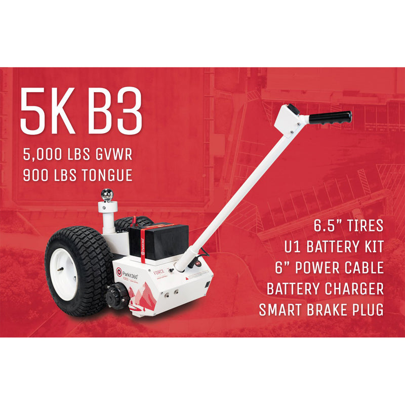 Parkit360 5K B3 Battery Powered Trailer Jack Utility Dolly (Used)