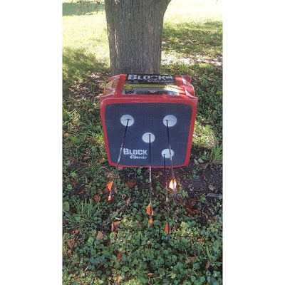BLOCK 2 Sided Archery Target w/ Open Design & Easy Arrow Removal (Open Box)