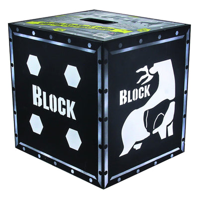 BLOCK Vault 4 Sided Archery Target with Patented Design and Easy Arrow Removal