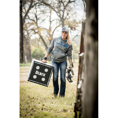 BLOCK XL 4 Sided High Density Core Vault Archery Arrow Target, Black (Used)