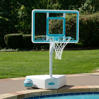 Dunn-Rite Splash & Shoot Basketball Hoop & ProVolly Swimming Pool Volleyball Set