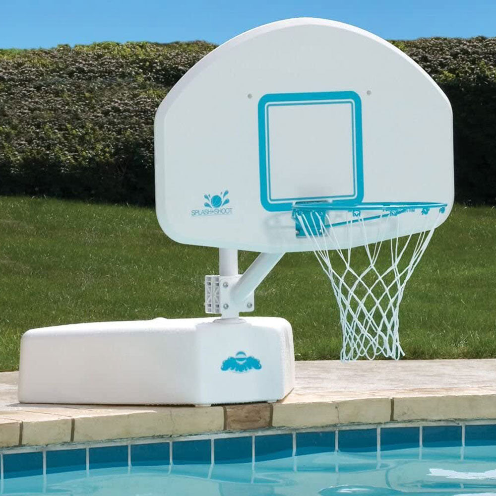 Dunn-Rite Splash & Shoot Pool Basketball Hoop & AquaVolly Pool Volleyball Set