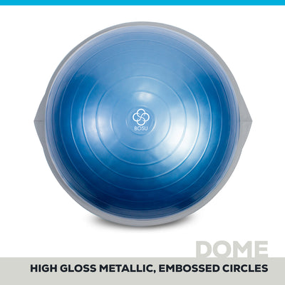 Bosu Pro Home Gym 26 Inch Balance Strength Trainer Ball, Blue (For Parts)