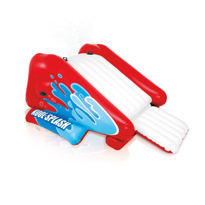 Intex Kool Splash Inflatable Pool Water Slide with Play Center, 1 Blue/1 Red