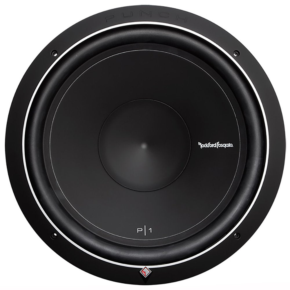 Rockford Fosgate P1S4-15 Punch P1 15-Inch 500-Watt 4-Ohm SVC Subwoofer (4 Pack)