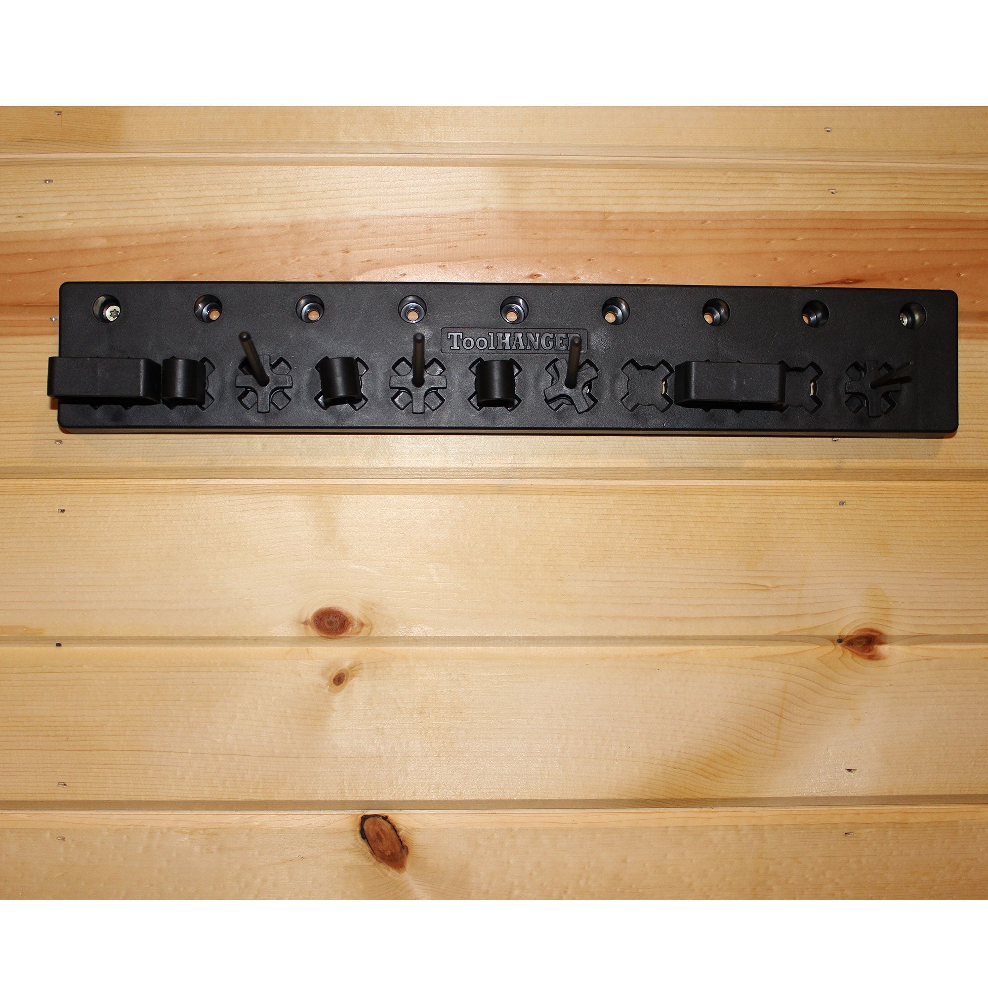 Grillight 1400801 Wall Mounted Grill Utensil & Kitchen Tool Hanger Rack, Black