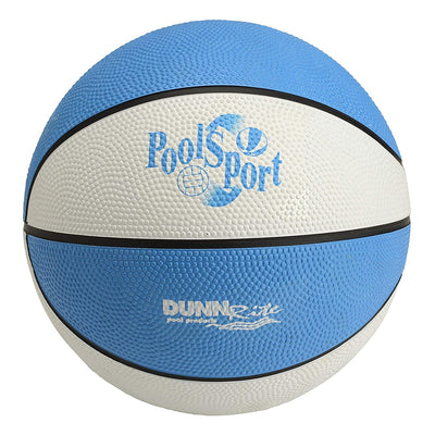 Dunn-Rite Pool Sport Basketball Hoop with AquaVolly Volleyball Set, 24 Foot Net