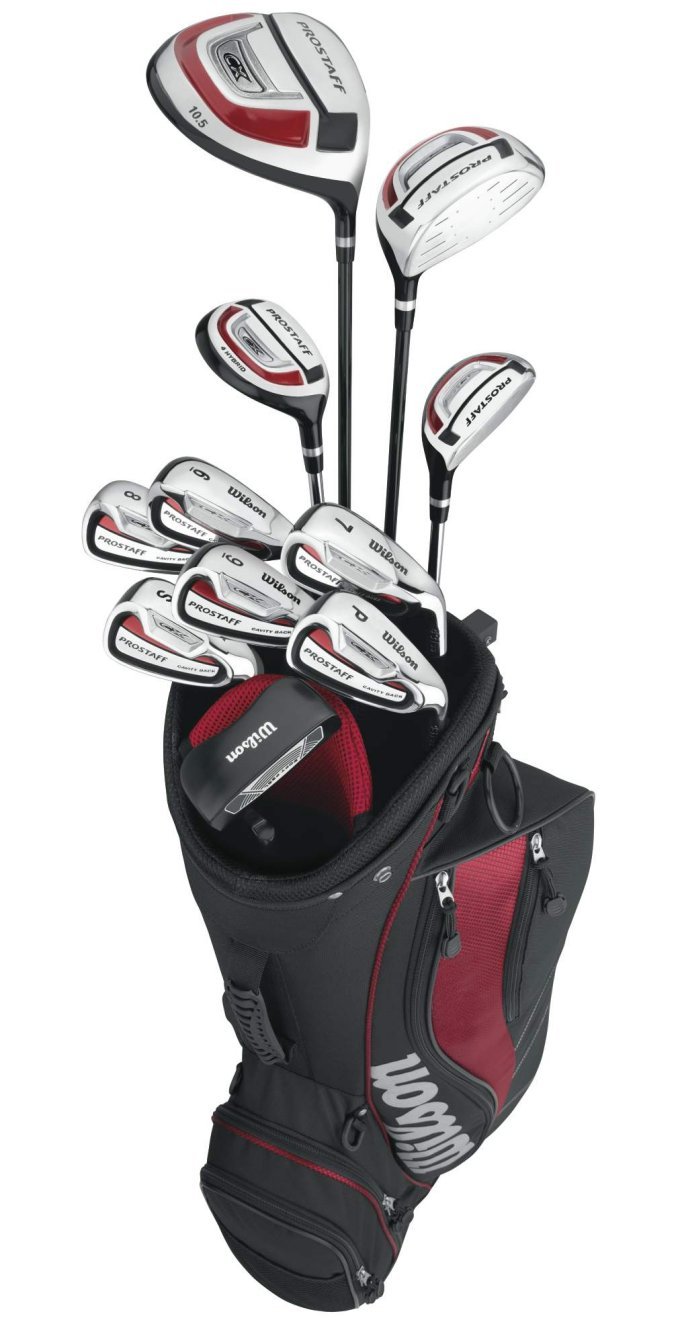 Wilson Prostaff CX Right Handed Mens Golf Club Set Bag