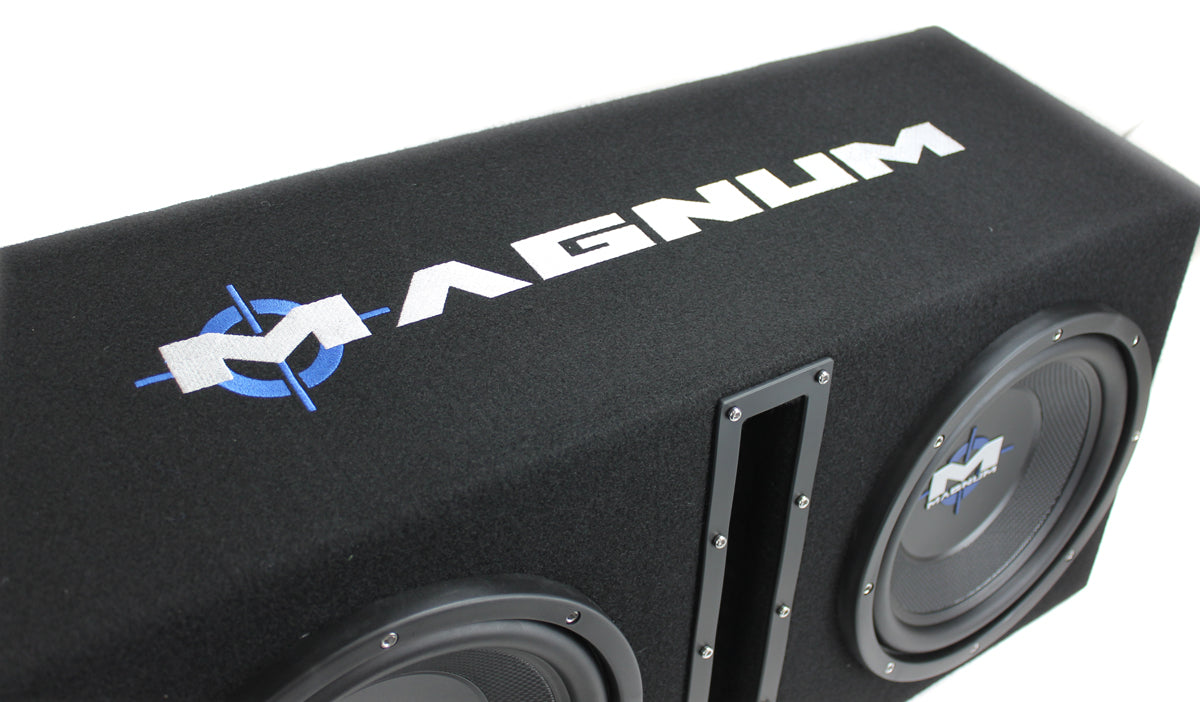 MTX Magnum MB210SP 10-Inch 400W RMS Dual Loaded Subwoofer Sub Package (4 Pack)