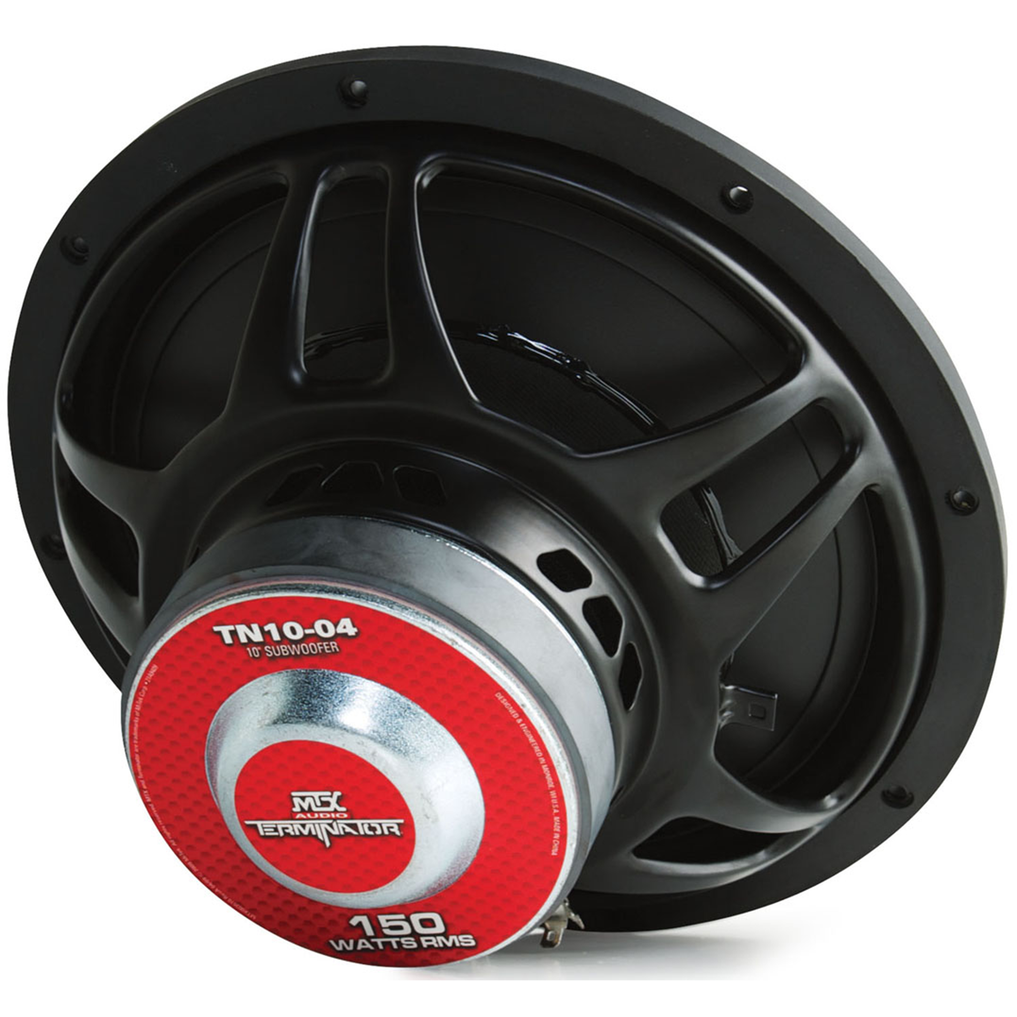 MTX Audio TN10-04 10 Inch Car Subwoofer with TN1004 Vented Ported Enclosed Box