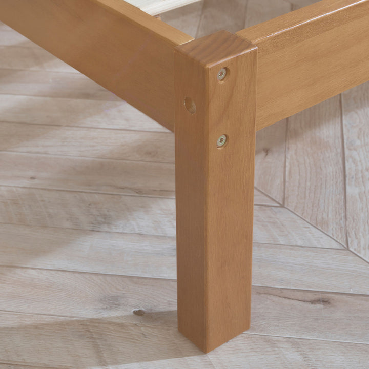 MUSEHOMEINC 12 Inch Solid Wood Platform Bed Frame with Slats, Queen (For Parts) - VMInnovations