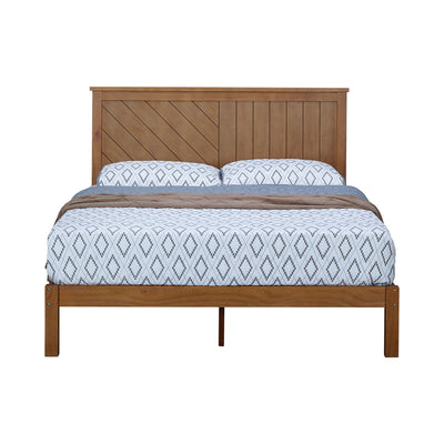 MUSEHOMEINC 12 Inch Wood Platform Bed Frame with Wooden Slats, Queen (Open Box) - VMInnovations