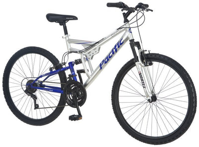 Pacific Chromium 26" Mens Dual Suspension Mountain Bike | 264162PA