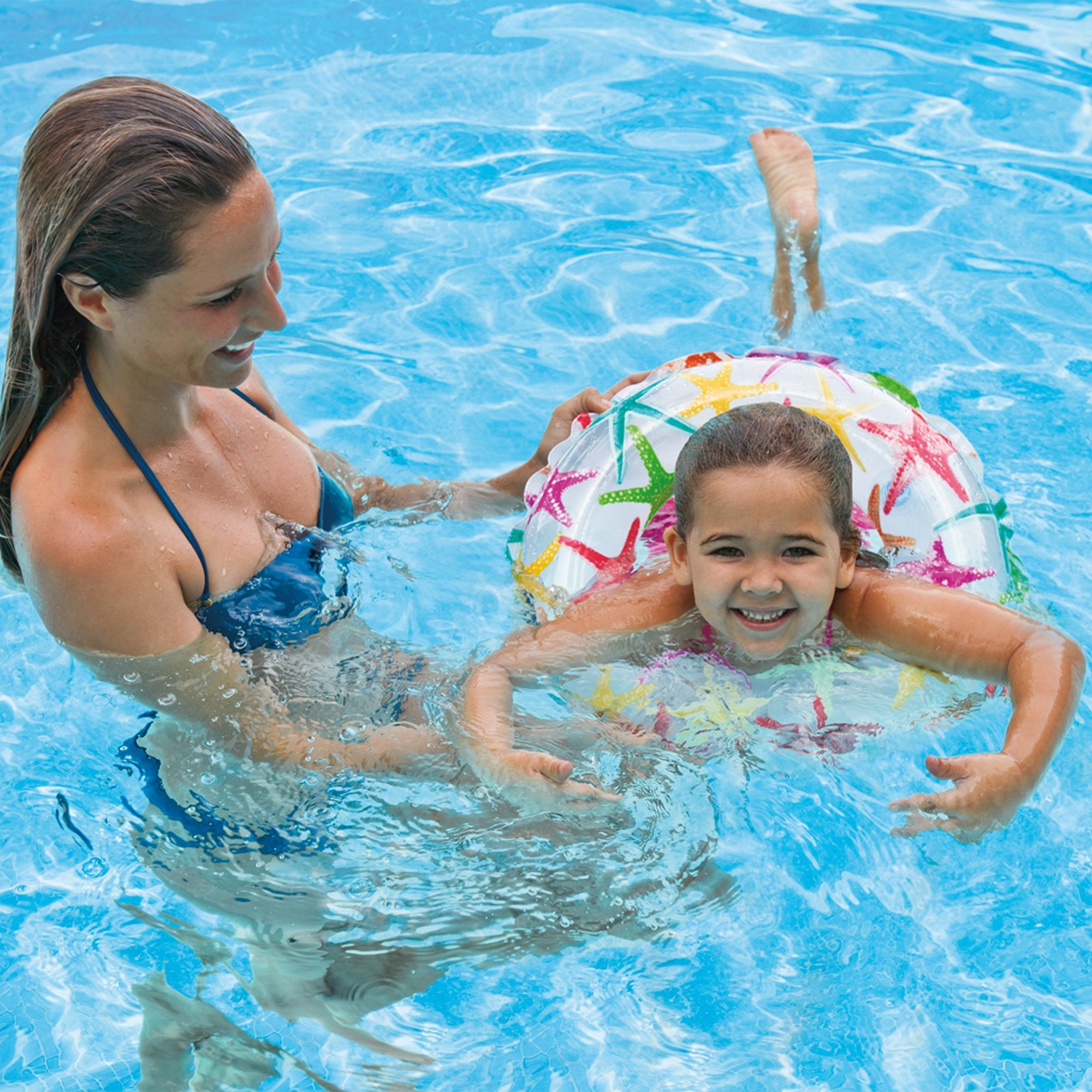 Intex 20-Inch Inflatable Kids Swim Ring Tube Pool Float (9 Pack)