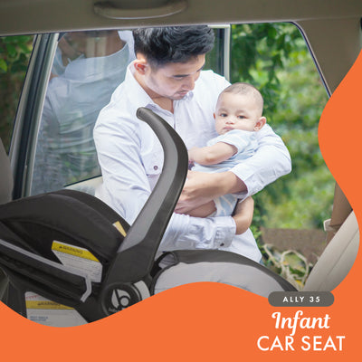 Baby Trend Ally Baby Infant Car Seat Travel System with Cover, 2-Pack, Stormy - VMInnovations