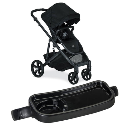 Britax U911905 B-Ready G3 Folding Baby Stroller w/ Child Snack Tray Accessory