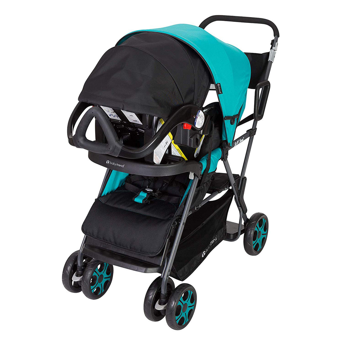 Baby Trend Sit N' Stand Sport Single or Double Baby Toddler Stroller, Meridian