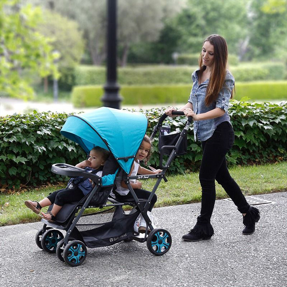Baby Trend Sit N' Stand Sport Single or Double Baby Toddler Stroller, Meridian