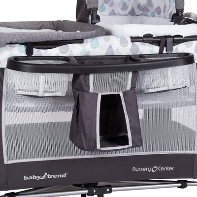 Baby Trend GoLite ELX Deluxe Infant Play Nursery Center, Blue (Open Box)