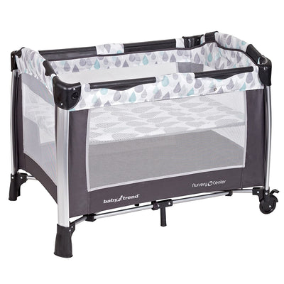 Baby Trend GoLite ELX Deluxe Infant Play Nursery Center, Blue (Open Box)
