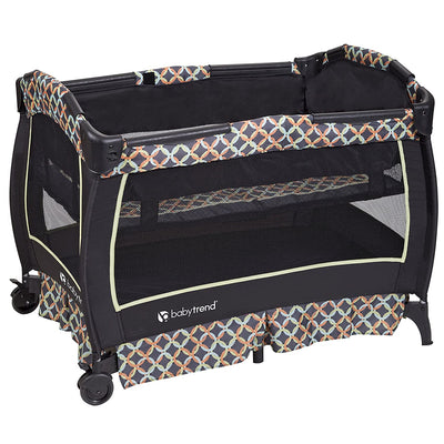 Baby Trend Unisex Deluxe Infant Twin Play Nursery Center, Circle Tech (Open Box)