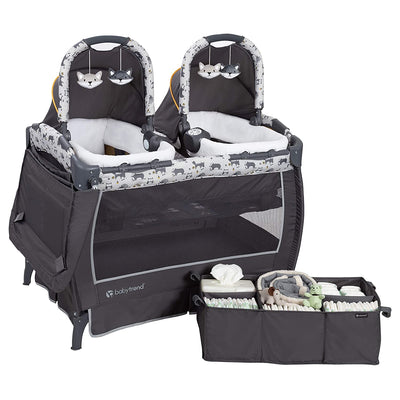 Baby Trend Unisex Deluxe Infant Twin Nursery Center, Goodnight Forest (Used)