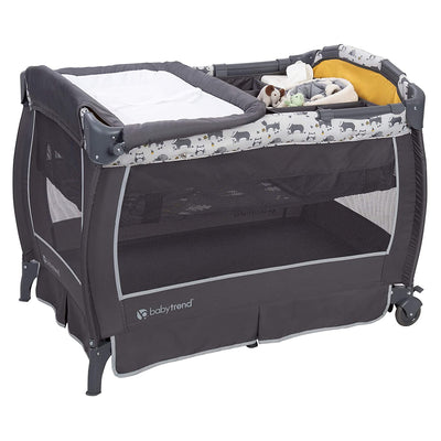 Baby Trend Unisex Deluxe Infant Twin Nursery Center, Goodnight Forest (Used)