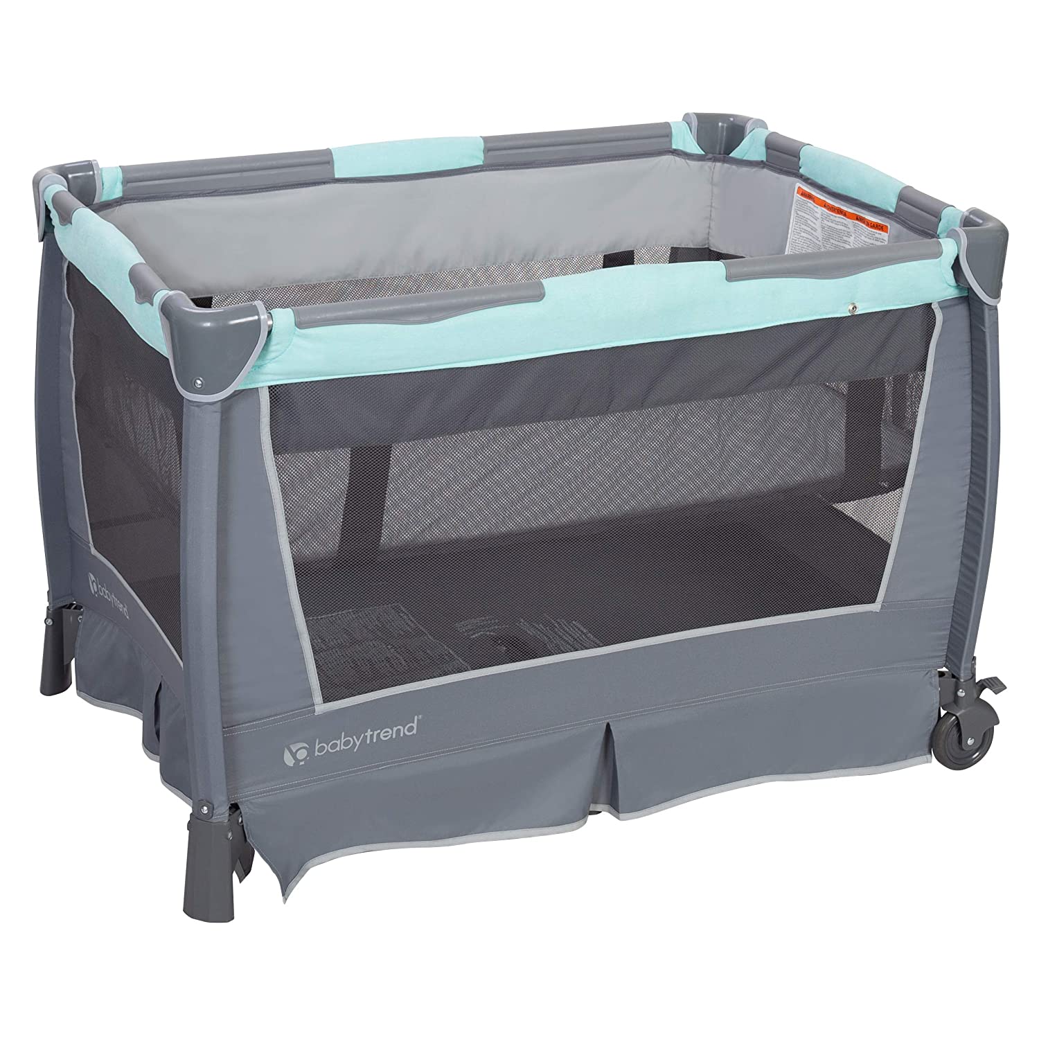 Baby Trend Retreat Portable Nursery Center w/ Bassinet & Changing Table, Mint - VMInnovations