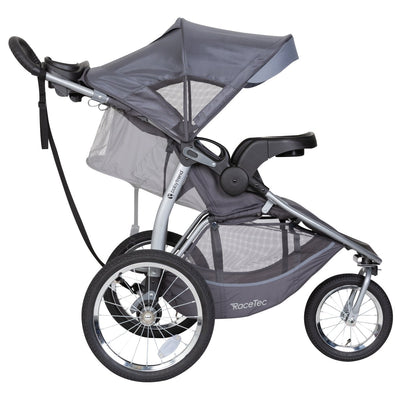 Baby Trend Race Tec Infant Baby Jogger Stroller Travel System, Gray (Open Box)