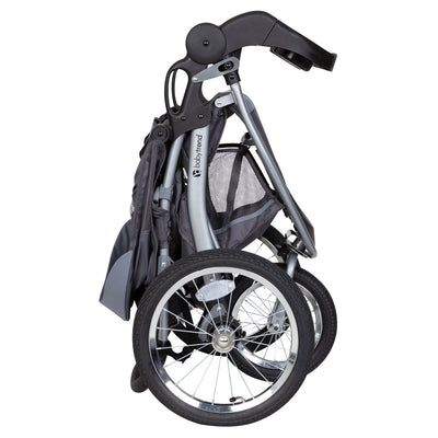 Baby Trend Expedition Race Tec Infant Baby Jogger Stroller Travel System, Gray